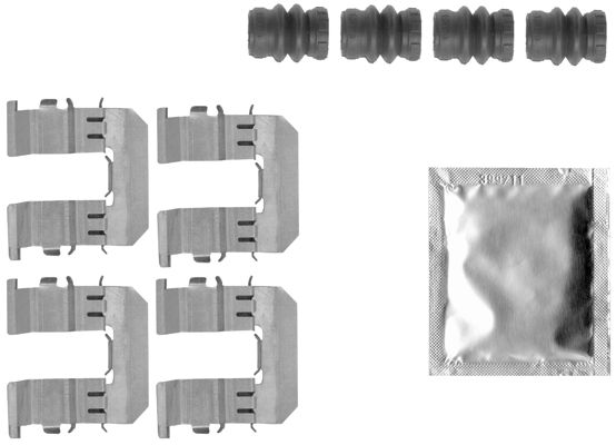 109-1847 QUICK BRAKE Планка супорта прижимна1