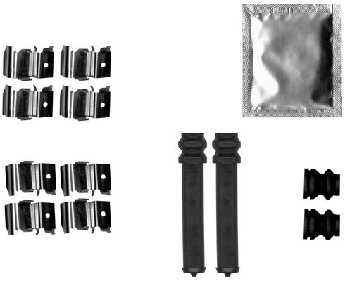 109-1855 QUICK BRAKE Планка супорта (переднього) прижимна (к-кт) Mitsubishi Pajero 00- (Sumitomo)1
