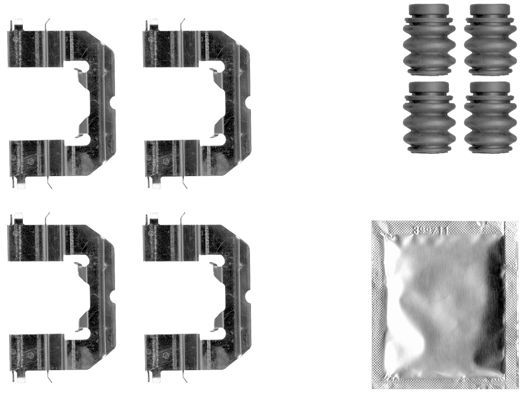 109-1859 QUICK BRAKE Планка супорта прижимна1