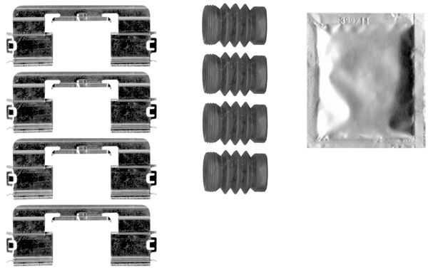 109-1875 QUICK BRAKE Планка супорта (заднього) прижимна (к-кт) Opel Astra J/Zafira 1.4-2.0CDTI 11- (1