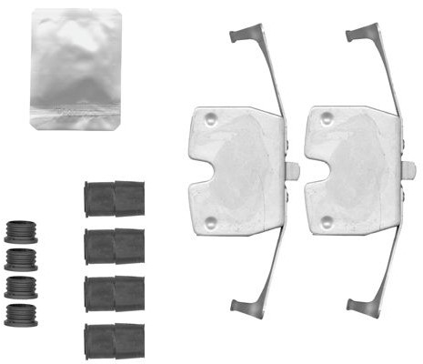 109-1879 QUICK BRAKE Планка супорта (переднього) прижимна (к-кт) BMW 7 (F01-F04)/X5 (F15/F85)/X6(E711