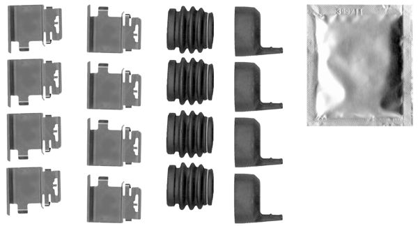 109-1890 QUICK BRAKE Планка супорта (переднього/заднього) прижимна (к-кт) Opel Movano B/Renault Mast1