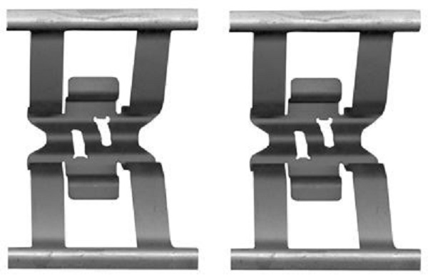109-1898 QUICK BRAKE Планка супорта (заднього) прижимна (к-кт) VW Touareg/Porsche Cayenne 10- (Bremb1