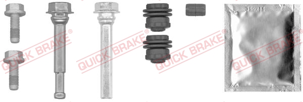 113-1458X QUICK BRAKE Направляюча супорта (переднього/к-кт) Citroen C4 1.4-2.0 09- (TRW)1