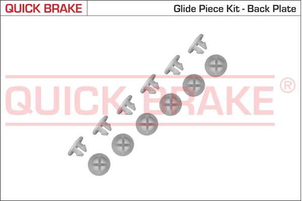 6859K QUICK BRAKE Ремкомплект механізма колодок ручника Skoda Roomster/VW Caddy II 95-1