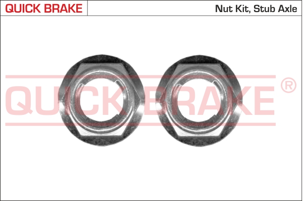 9806K QUICK BRAKE Гайки для ступиці1