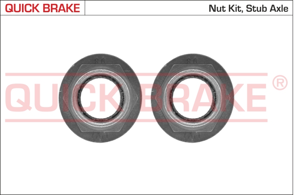 9811K QUICK BRAKE Гайки для ступиці1