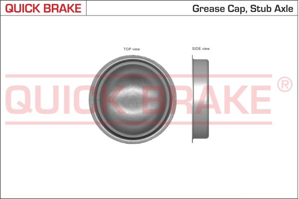 9822K QUICK BRAKE Пилозахисні  ковпачки для ступиці1