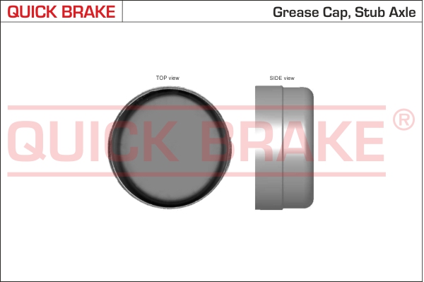 9823K QUICK BRAKE Пилозахисні  ковпачки для ступиці1