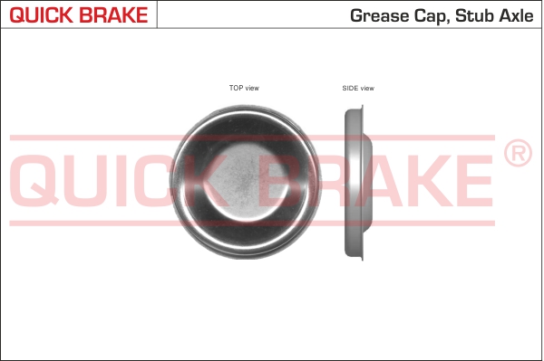 9826K QUICK BRAKE Пилозахисні  ковпачки для ступиці1