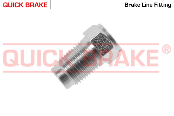 P6.5 QUICK BRAKE З'єднувач трубки гальмівний (7/16''x24/d=6.5; довжина 23 мм,ширина ключа 12)1