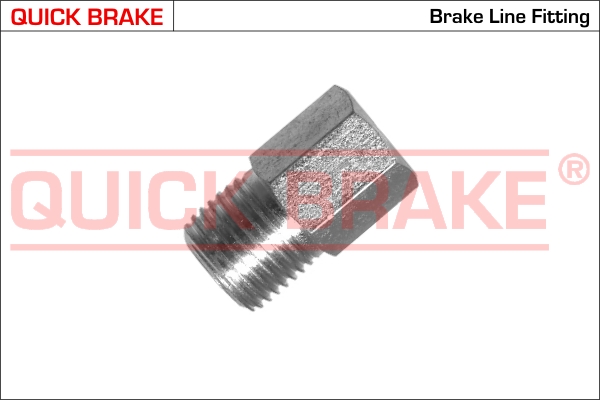 PA5.0 QUICK BRAKE З'єднувач трубки гальмівний (7/16''x24/d=5.0 довжина 21 мм,ширина ключа 11)1