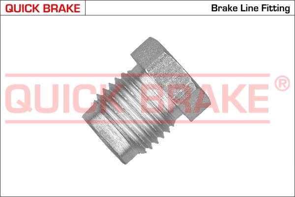 PF6.0 QUICK BRAKE З'єднувач трубки гальмівний (1/2_x20/d=6.0 довжина 17 мм,ширина ключа 13)1