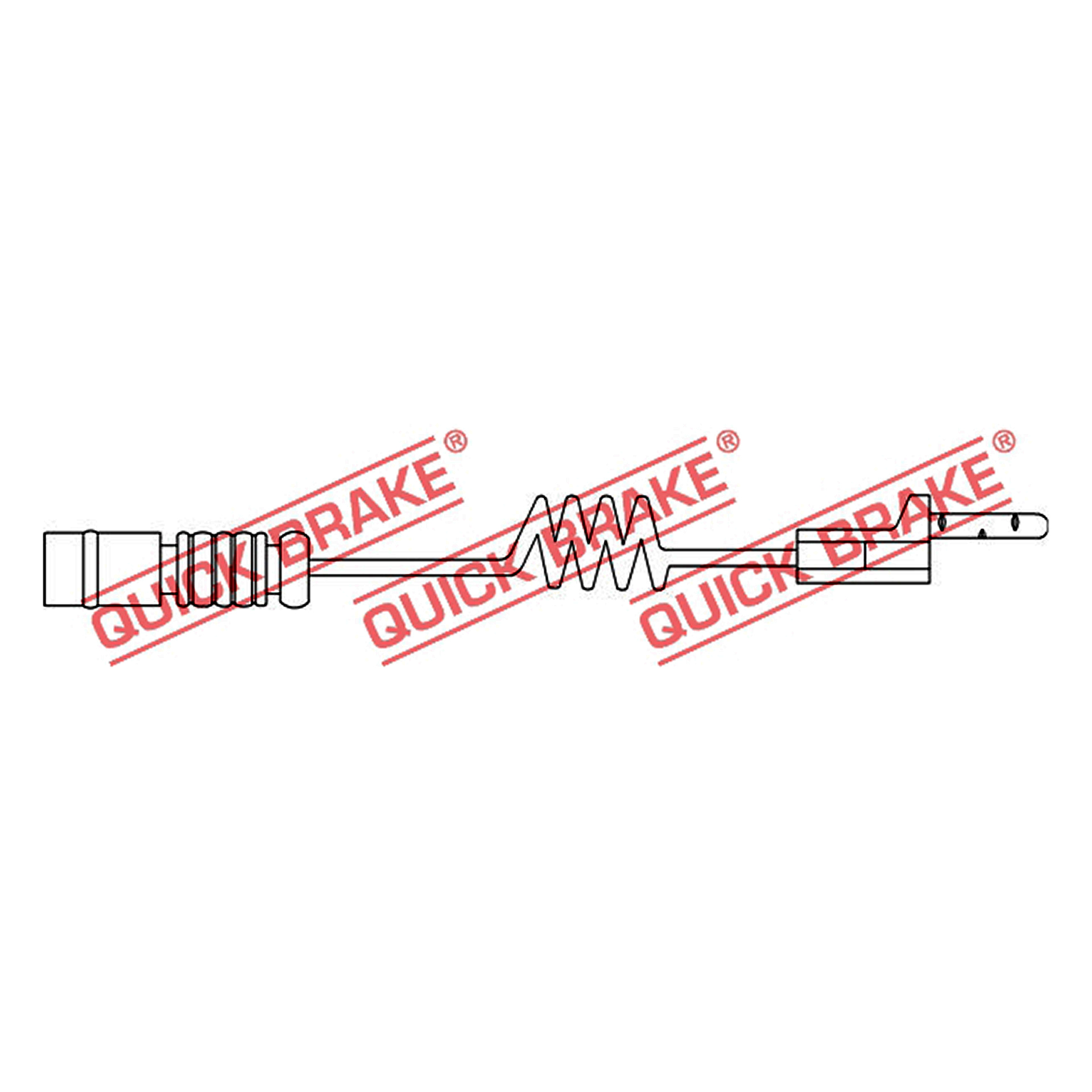 WS 0168 A QUICK BRAKE Датчик зносу гальмівних колодокк MB Sprinter 96- (к-кт 2шт.)1