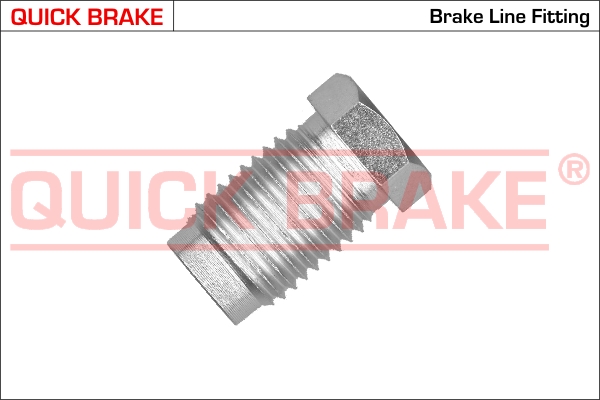 ZB QUICK BRAKE З'єднувач трубки гальмівний (M14x1.5/L=26mm/d=8.2mm)1