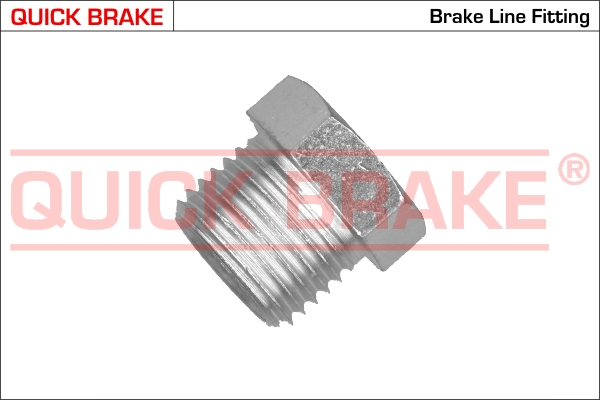 ZD QUICK BRAKE З'єднувач трубки гальмівний (M5/8x18/L=17mm/d=10.2mm)1