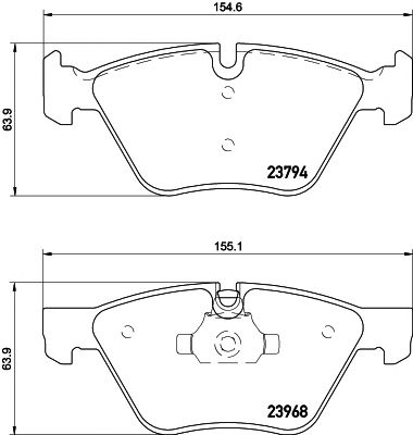 2379401 TEXTAR Гальмівні колодки до дисків1