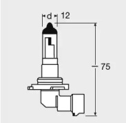 9006-FS OSRAM Лампа HB4 12V 51W P22d ORIGINAL2