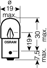 5627TSP-UNV OSRAM Лампа R5W 24V 5W BA15s  TRUCKSTAR PRO1