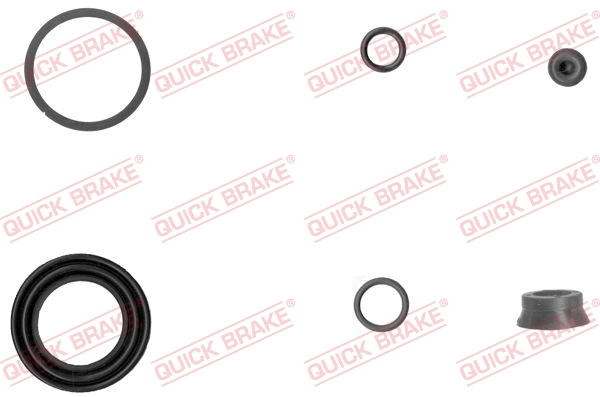 114-0030 QUICK BRAKE Ремкомплект супорта (заднього) Renault Megane 01- (d34mm) (Lucas)1