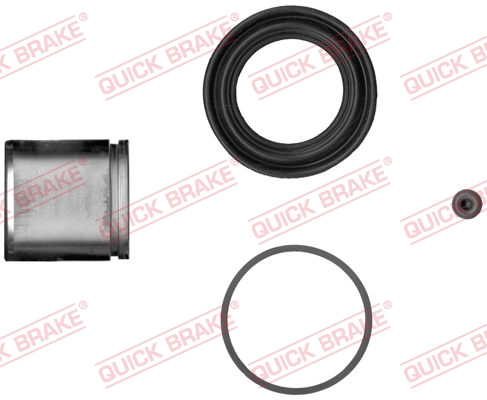 114-5011 QUICK BRAKE Ремкомплект супорта (переднього) Mazda 6 02-08 (d57mm) (+поршень) (Nabco)1
