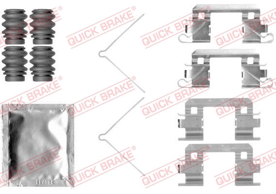109-1811 QUICK BRAKE Планка супорта прижимна1