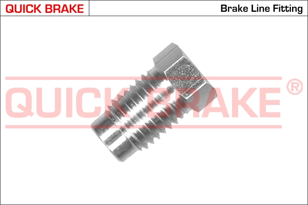L QUICK BRAKE З'єднувач трубки гальмівної (M10x1.25/10x19.5/d5.0)1