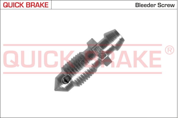 0016 QUICK BRAKE Штуцер прокачки гальм (M10x1/10x31.6)1