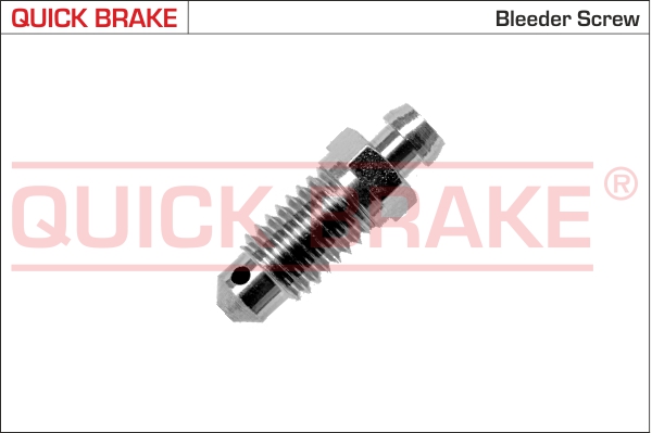 0100 QUICK BRAKE Штуцер прокачки гальм (M8x1.25/8x24.5)1