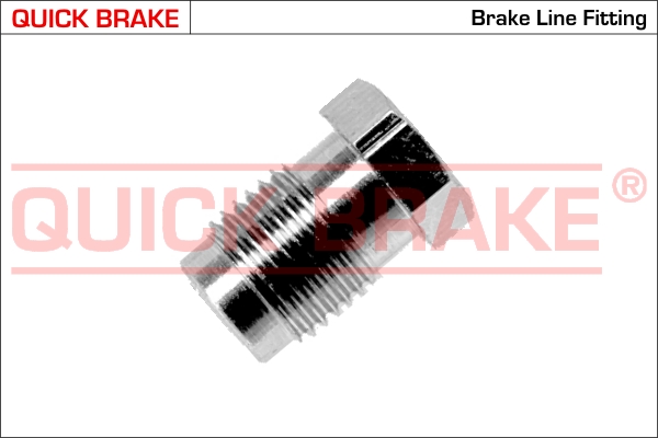 D QUICK BRAKE З'єднувач трубки гальмівної (M10x1/10x16.7/d5.0)1
