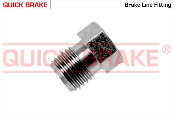 J QUICK BRAKE З'єднувач трубки гальмівної (3/8''x24/10x14.4/d5.0)1