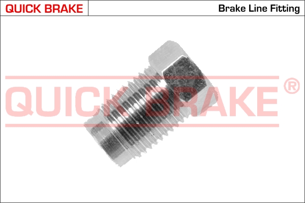 T QUICK BRAKE З'єднувач трубки гальмівної (M10x1/10x18/d5.0)1