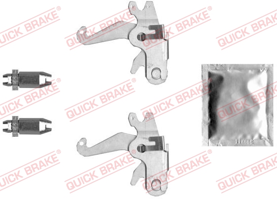 120 53 012 QUICK BRAKE Трещітка колодок ручника Opel Omega A/B/ Vectra A/B (к-кт)1