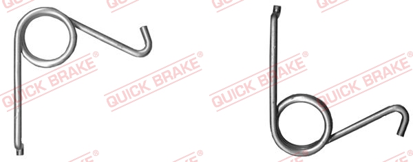 113-0522 QUICK BRAKE Пружинка супорта монтажна1