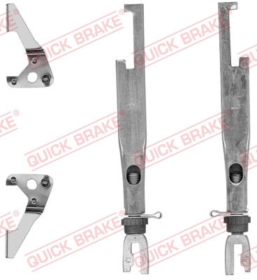 102 53 005 QUICK BRAKE Трещітка колодок ручника Dacia Logan/Renault Clio/Laguna 88- (к-кт)1