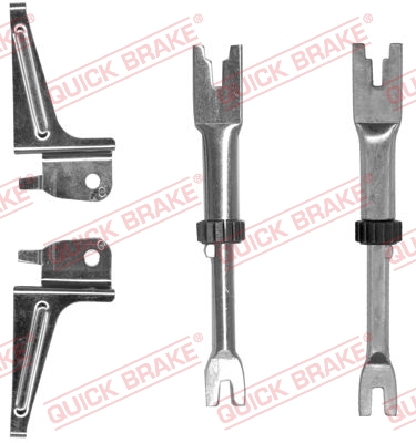 102 53 006 QUICK BRAKE Трещітка колодок ручника Citroen Jumper/Fiat Ducato/Renault Master 80-02 (к-к1