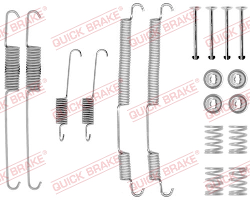 105-0755 QUICK BRAKE Комплект пружинок колодок ручника Renault Trafic -011