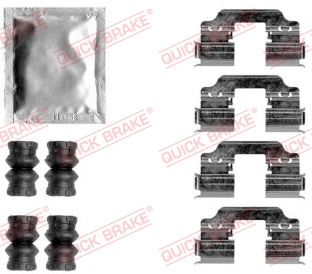 109-1858 QUICK BRAKE Планка супорта прижимна1