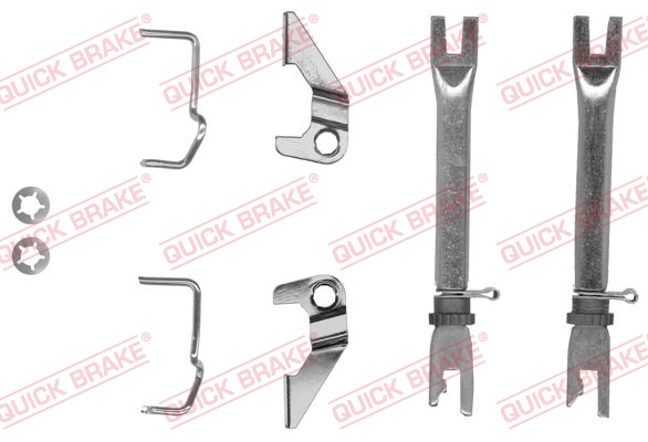 102 53 004 QUICK BRAKE Трещітка колодок ручника Chevrolet Aveo/Daewoo Lanos/Opel Astra F 79- (к-кт)1