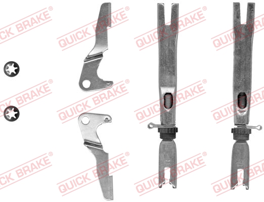102 53 010 QUICK BRAKE Трещітка колодок ручника Citroen Berlingo/Peugeot Partner 96-15 (к-кт)1