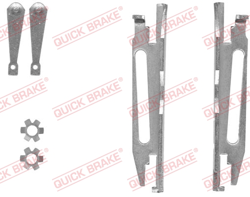 105 53 001 QUICK BRAKE Механізм розводки колодок ручника Audi 80/VW Golf II/Passat/Polo 73-05 (к-кт)1