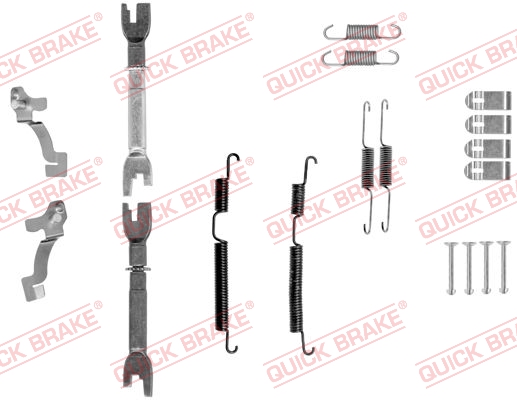 105-0045S QUICK BRAKE Комплект пружинок колодок ручного гальма1