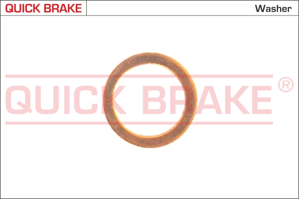3218 QUICK BRAKE Шайба універсальна (12.3x0.8) Мідная1