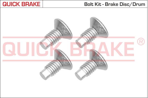 11663K QUICK BRAKE Комплект болтів гальмівного диску/барабану1