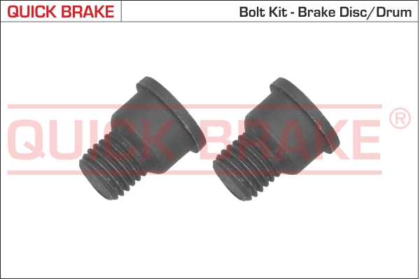 11664K QUICK BRAKE Комплект болтів гальмівного диску/барабану1