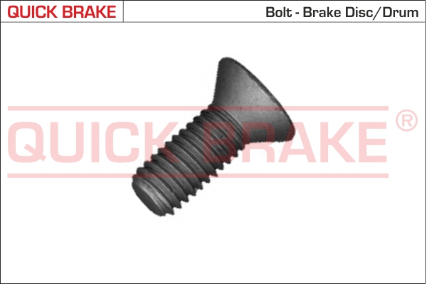 11676K QUICK BRAKE Комплект болтів гальмівного диску/барабану1
