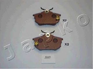 51507 JAPKO-Колодки гальмівні дискові1
