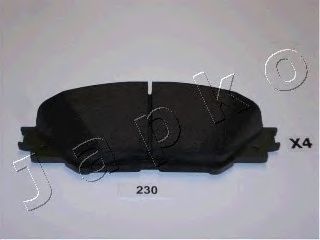 50230 JAPKO-Колодки гальмівні дискові передні1