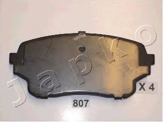 50807 JAPKO-Колодки гальмівні дискові передні1