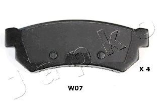 51W07 JAPKO-Колодки гальмівні дискові1